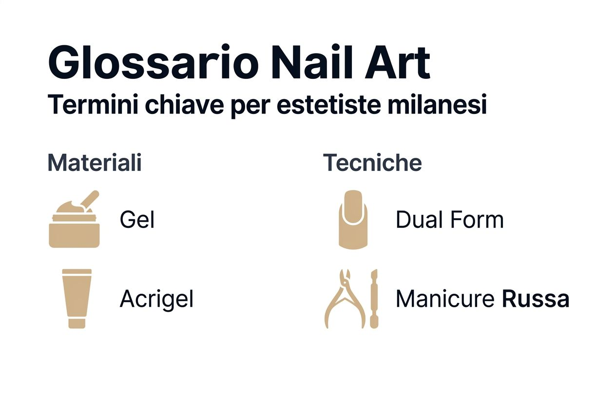 Glossario illustrato dei termini fondamentali della nail art