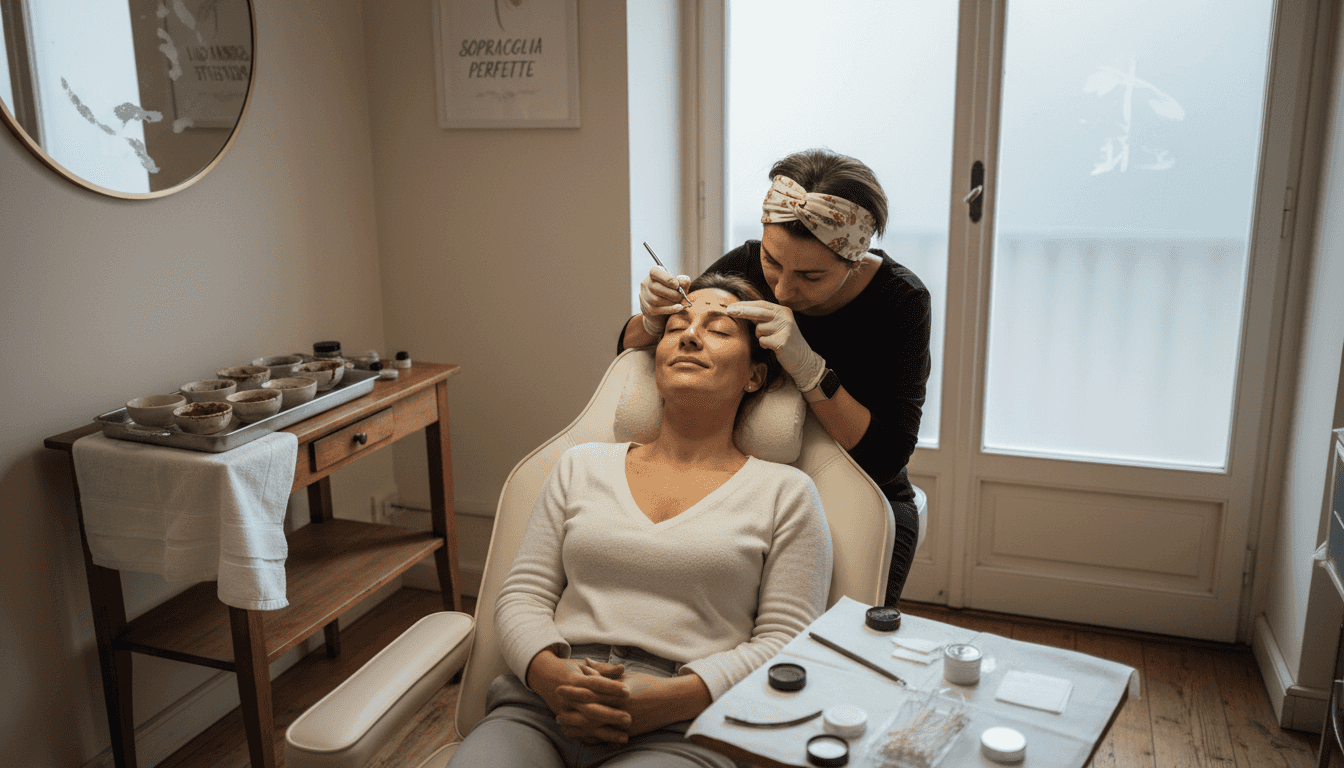 Microblading sopracciglia professionale nei migliori centri estetici di Milano