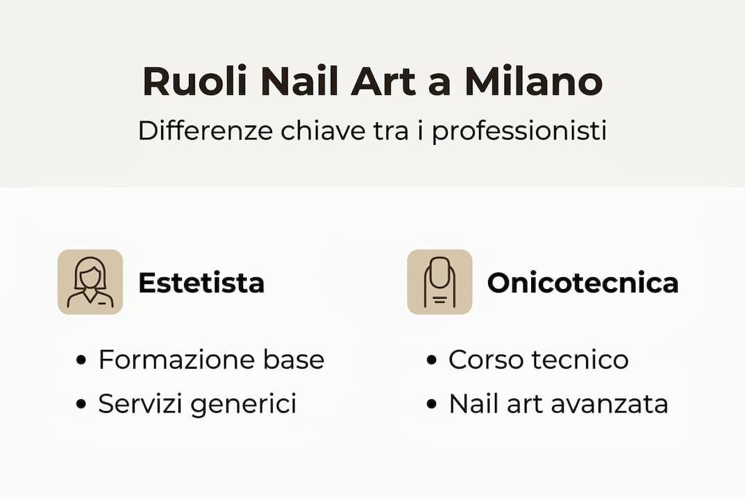 Infografica: estetista o onicotecnica? Ecco le differenze