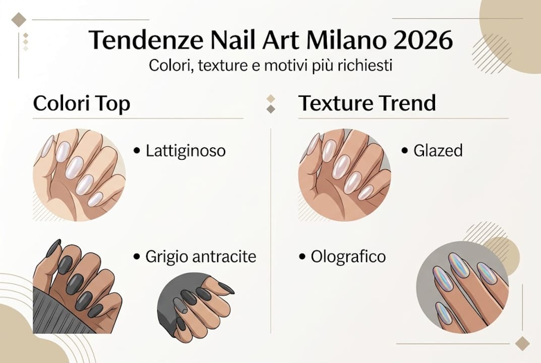 Le nuove tendenze nail art a Milano: la guida illustrata per il 2026