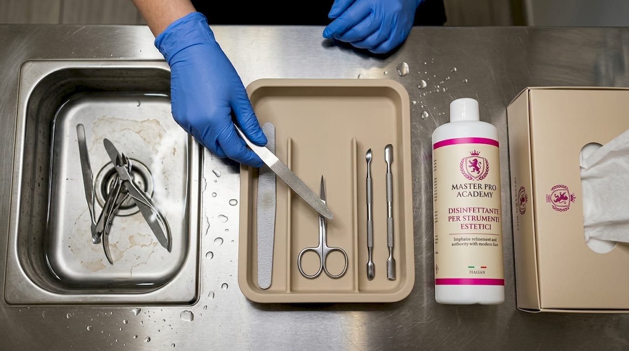 Igiene e sanificazione degli strumenti per la pedicure nei centri estetici