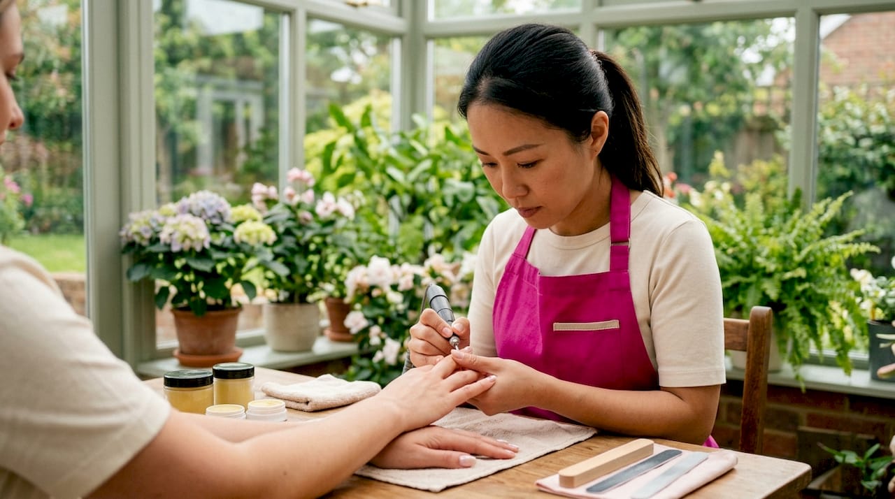 Trattamento manicure giapponese professionale per le tue mani, direttamente in salone