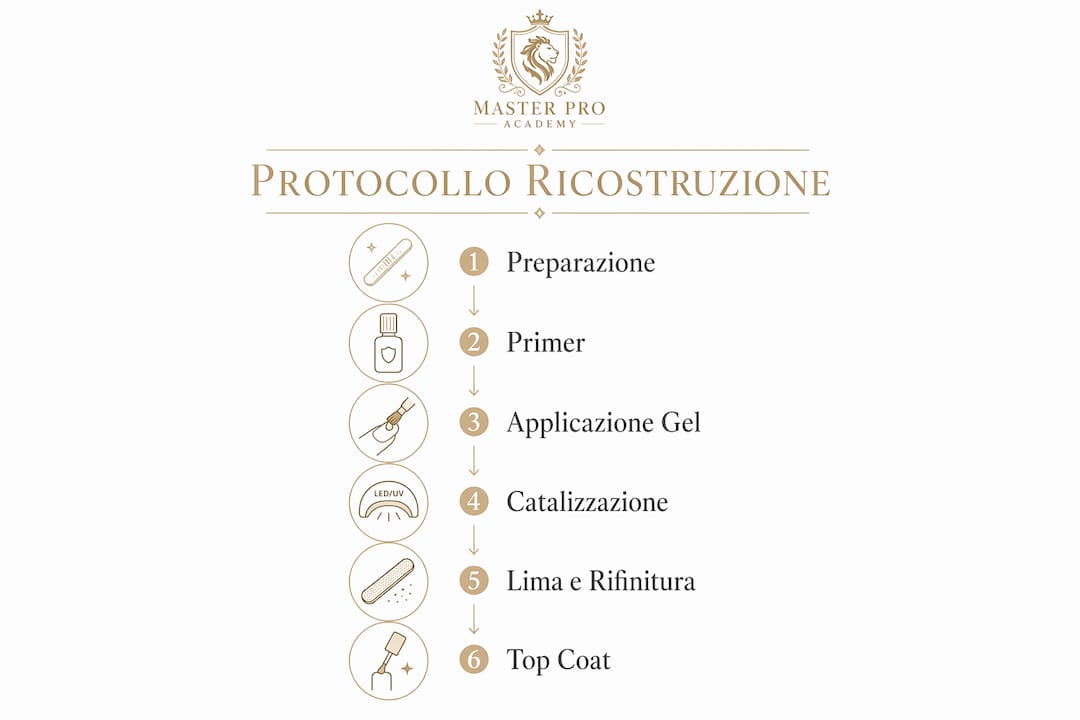 Guida illustrata ai passaggi per la ricostruzione delle unghie fai da te