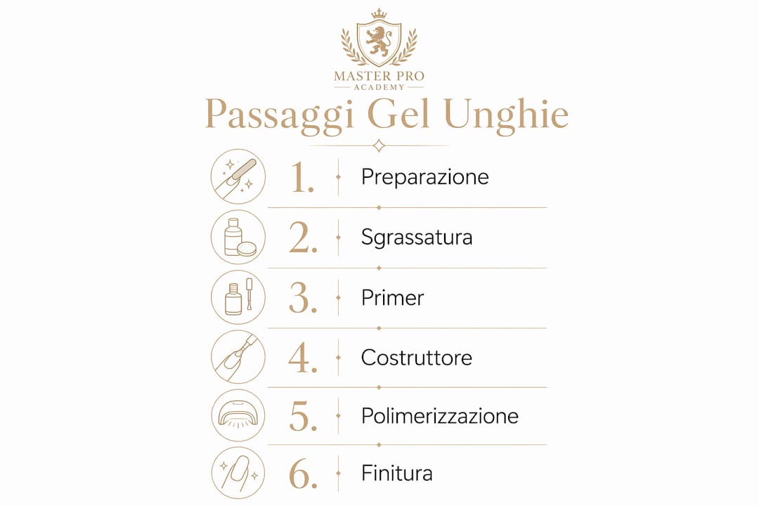 Guida illustrata ai passaggi per una perfetta applicazione del gel sulle unghie