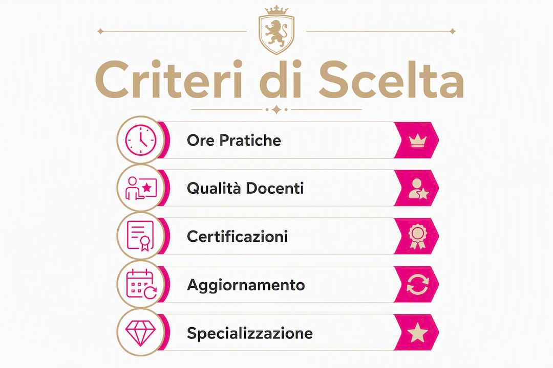 Scopri i principali fattori da valutare nella scelta di un corso per ricostruzione unghie a Milano: una pratica infografica per aiutarti a orientarti tra le migliori proposte in città.