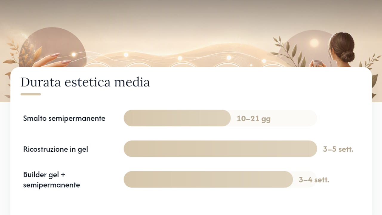 Confronto tra durata e tempi di ritocco: manicure gel vs semipermanente