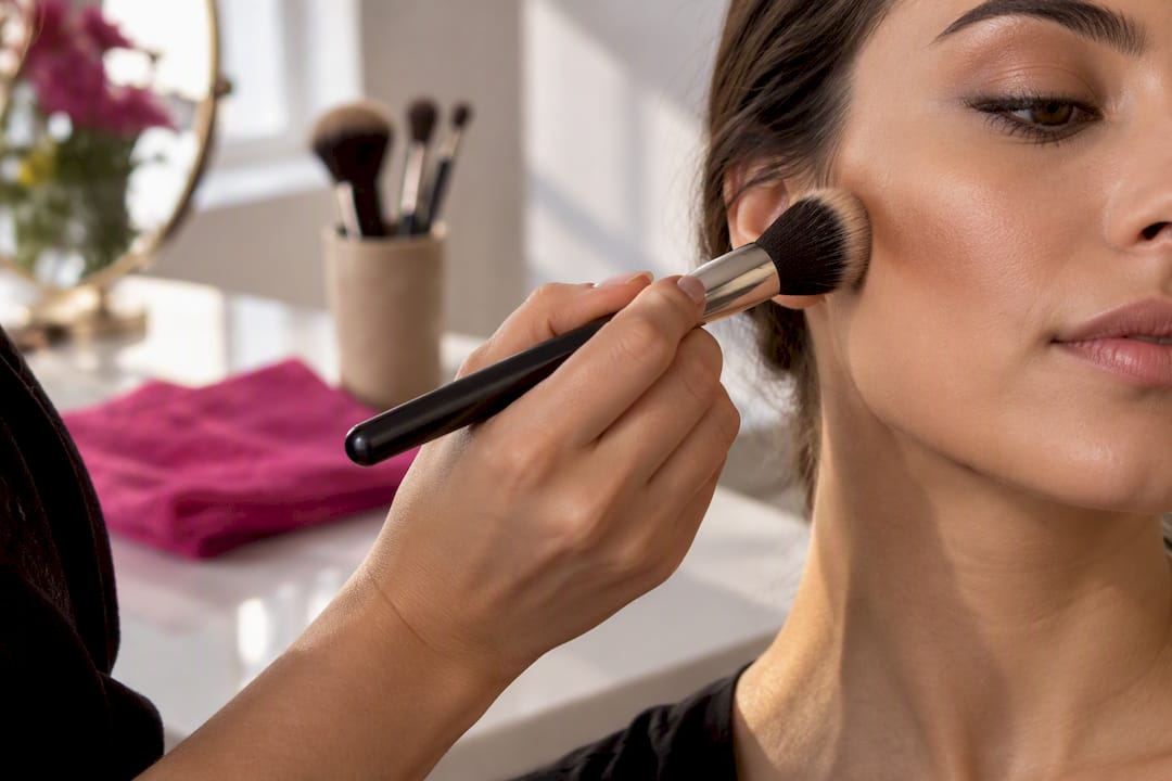 Con un pennello pulito sfumo il contouring