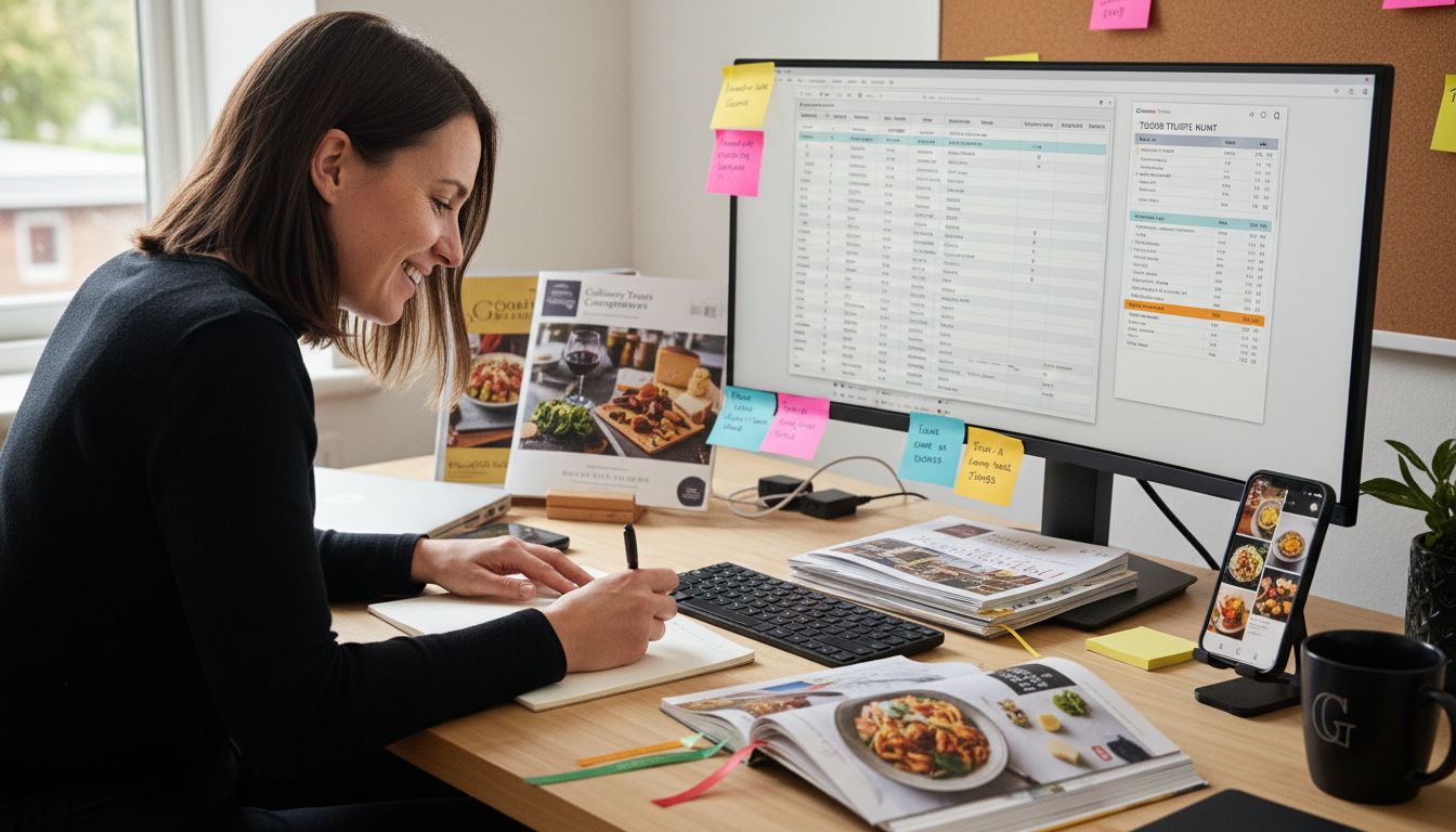 culinary tour planning