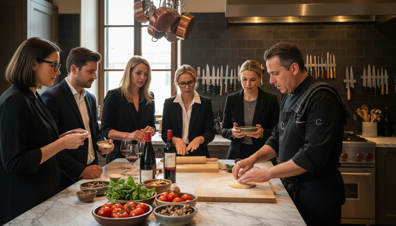 gourmet cooking class