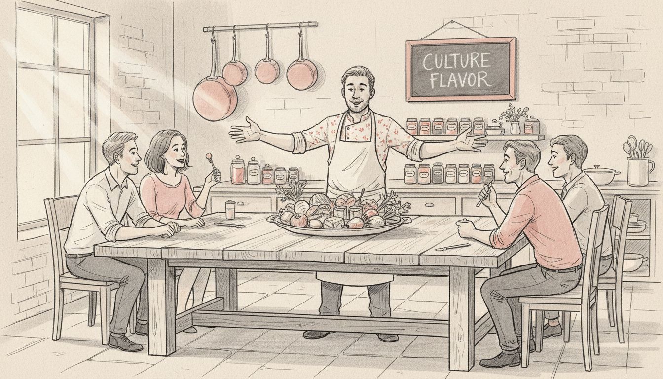 Chef shares culinary story with guests