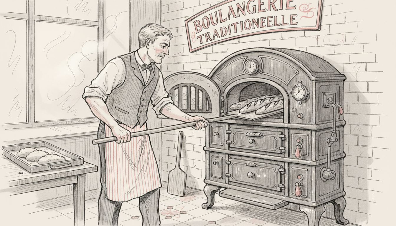 Historic Paris bakery baguette steam oven