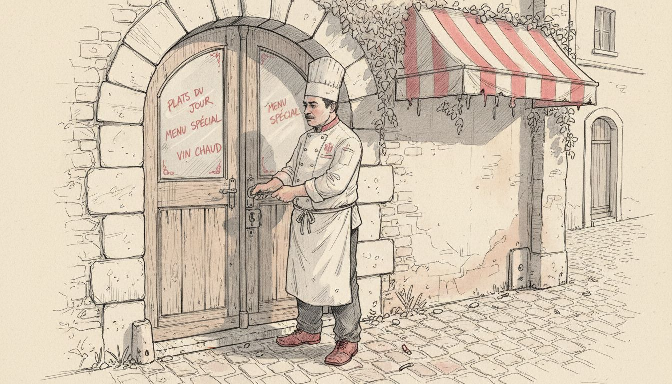 Paris chef unlocking secret restaurant door