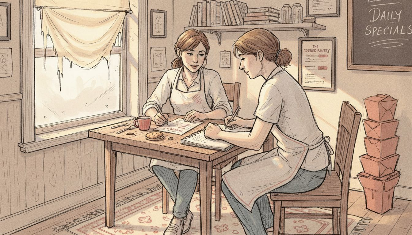 Chef and guest discussing culinary tour details