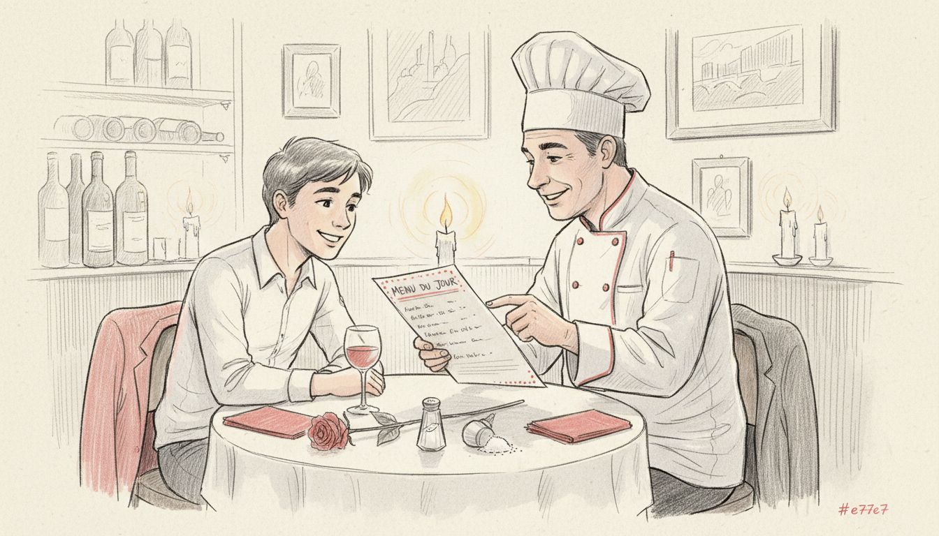 Chef shares menu at cozy Paris eatery