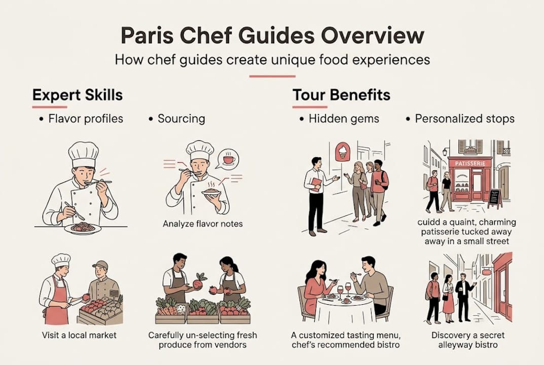Infographic chef guide Paris key benefits