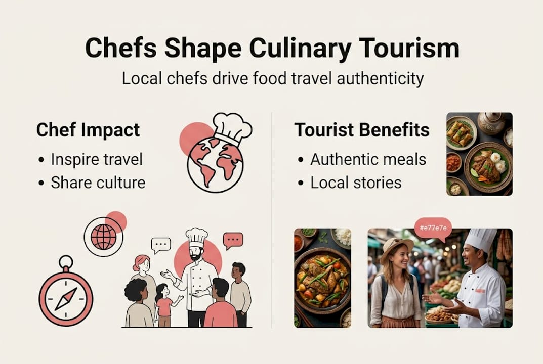 Infographic: chef impact and culinary tourism benefits