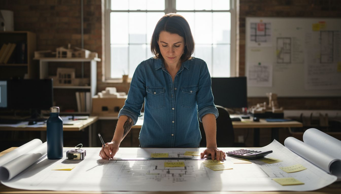 Manual process of estimating building quantities