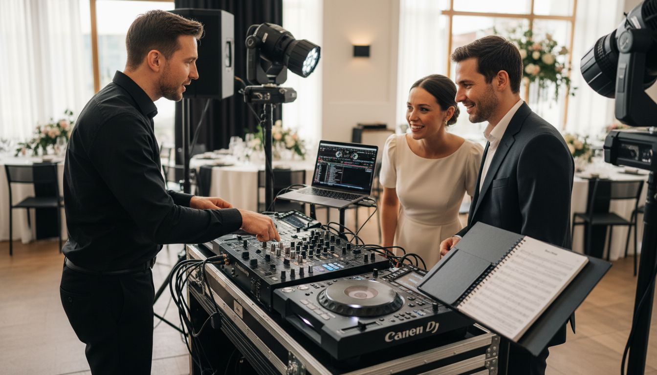 FAQ Hochzeits-DJs München: Der vollständige Guide 2 DJ Technik Hochzeit