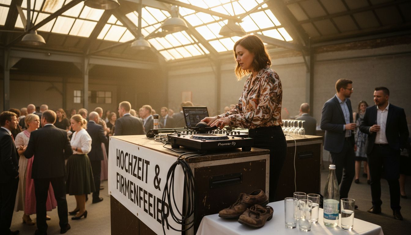 FAQ zur DJ-Buchung: Was Veranstalter wissen müssen 2 DJ-Bühne für Firmenfeiern und gemischte Hochzeiten