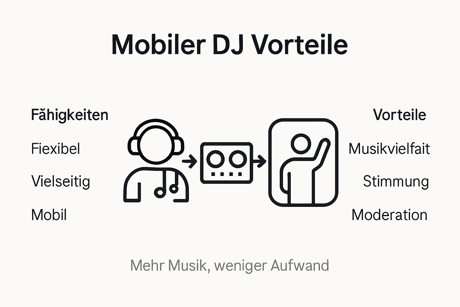 Infografik: Warum ein mobiler DJ jedes Event bereichert