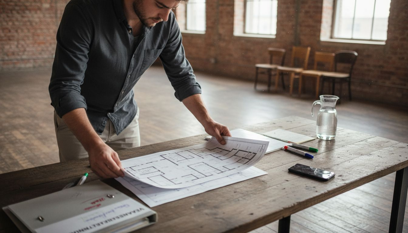 Der Veranstalter möchte verschiedene Tischkonzepte und Raumgestaltungen anbieten.