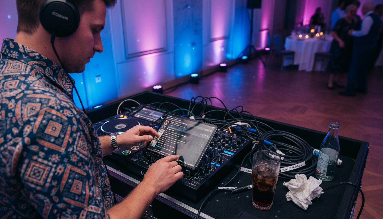 DJ legt auf Hochzeit per Livestream auf