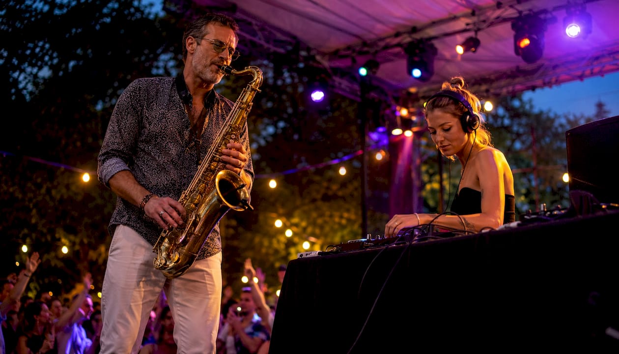 Event-Entertainment-Trends 2025: Der Münchner Praxisguide 3 Live-Auftritt mit DJ und Saxophon: Ein musikalisches Erlebnis der besonderen Art