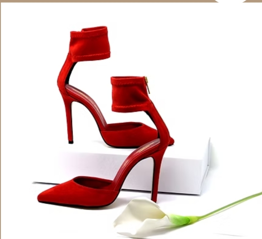 Luxury Ankle Cuff Heels
