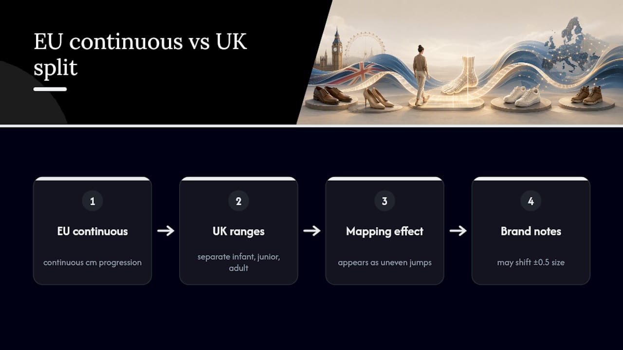 Comparison of UK and EU children’s size scales