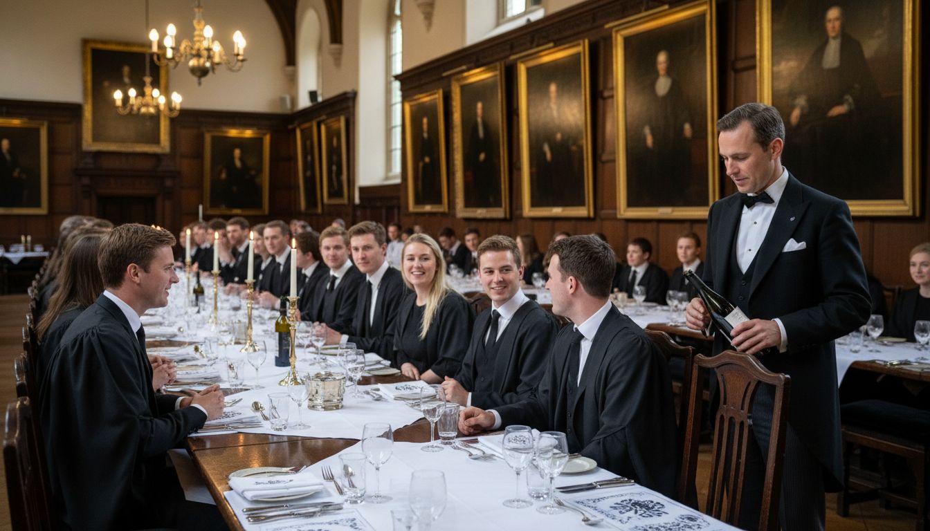 Oxford college dining hall
