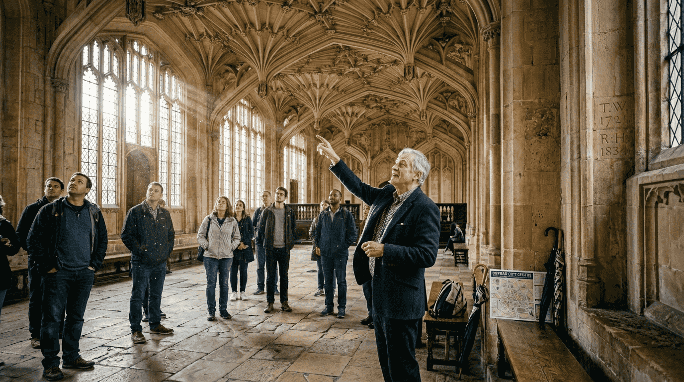 Guided tour in Bodleian Library Divinity School