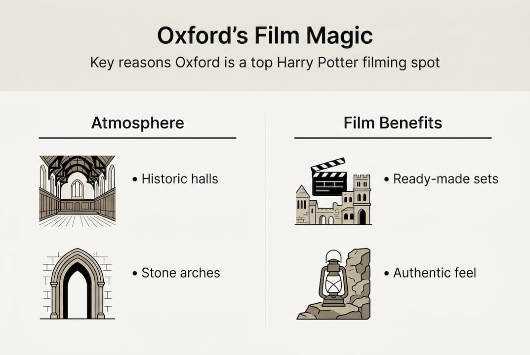 Infographic Oxford’s film magic architecture and benefits