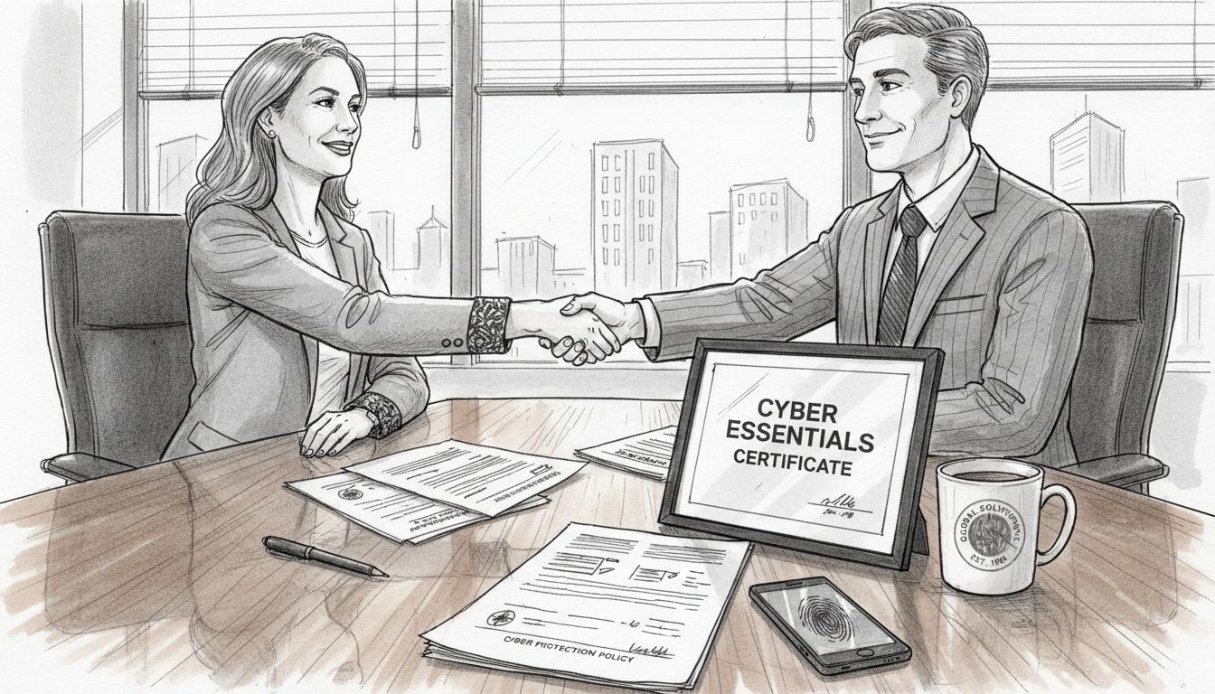 Handshake over Cyber Essentials certificate