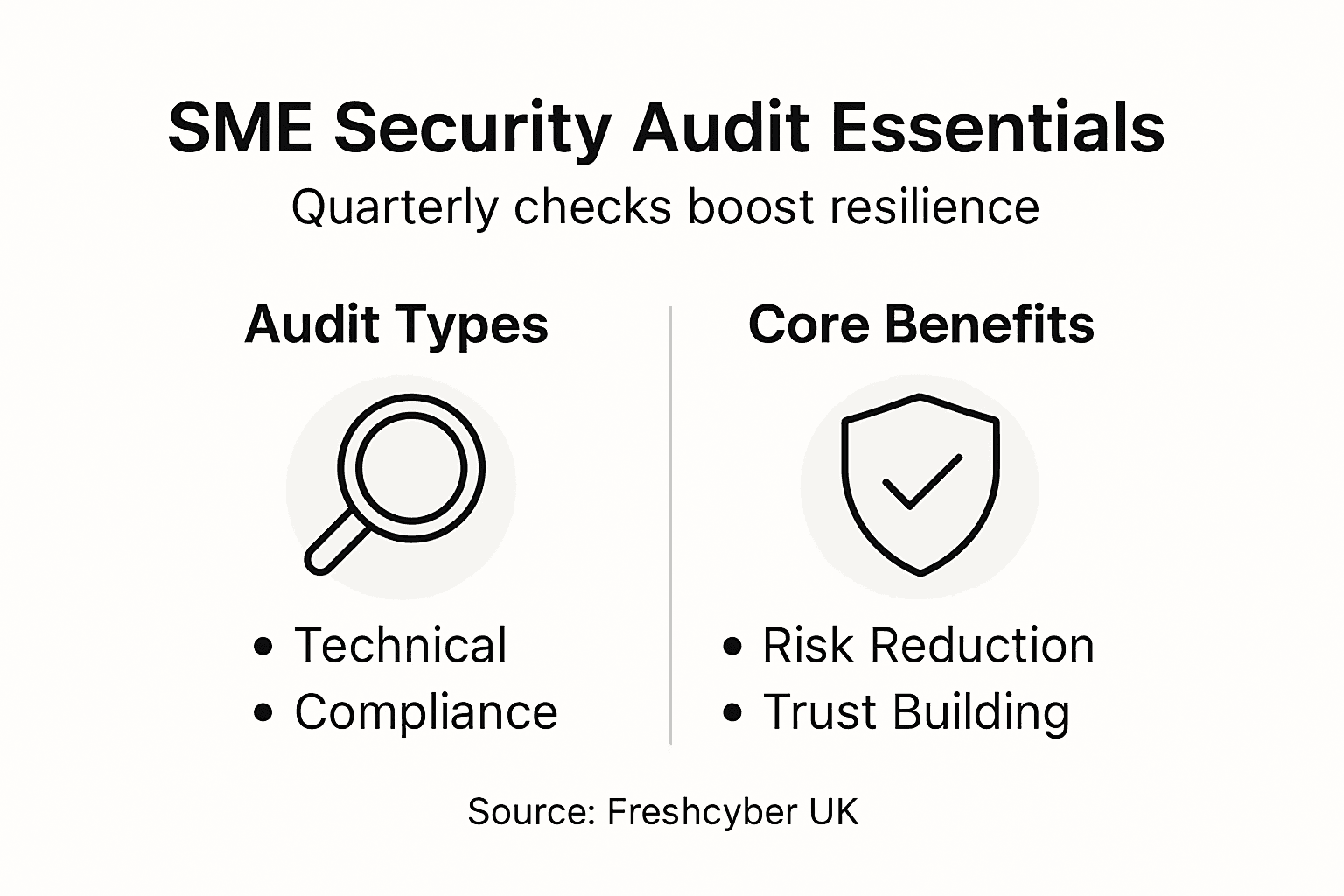 Infographic SME security audit overview