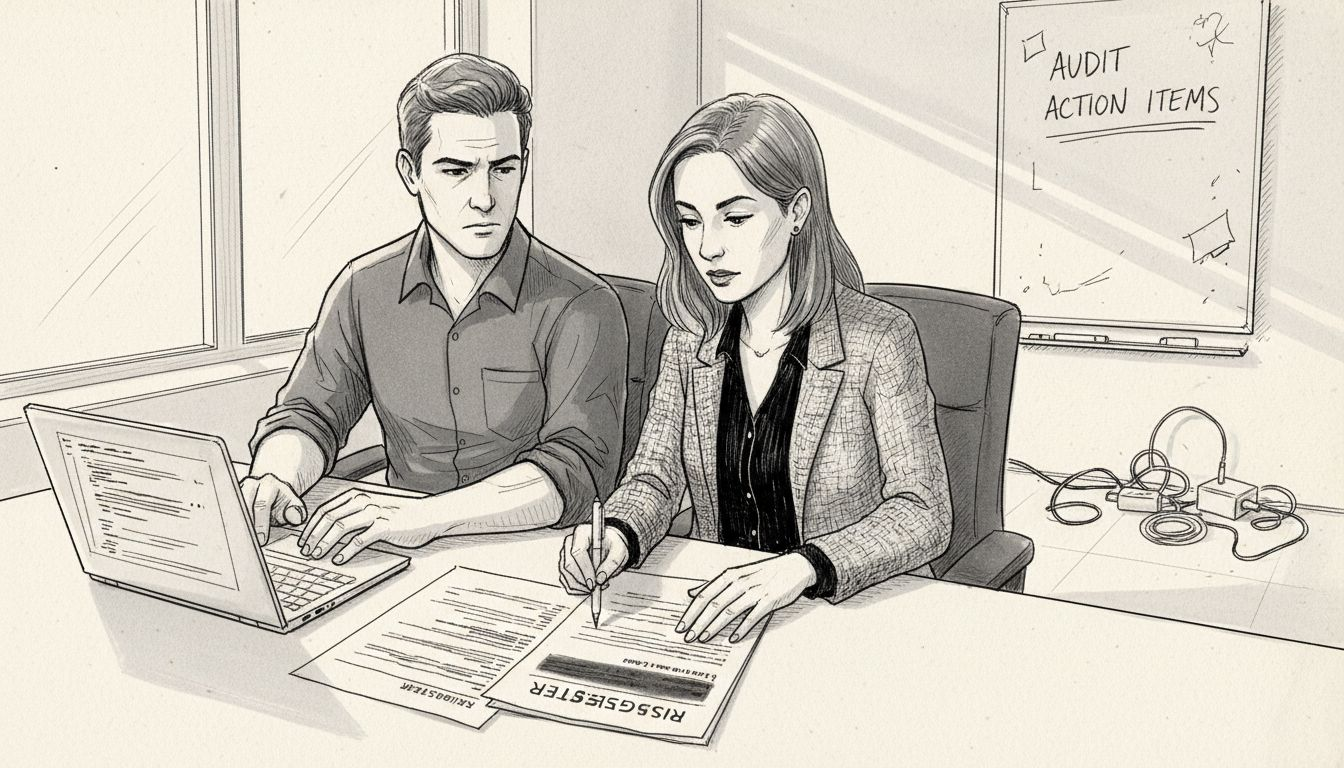 IT team reviewing digital resilience plan