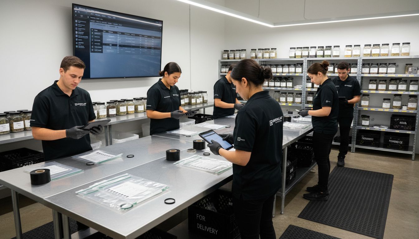 dispensary delivery preparation