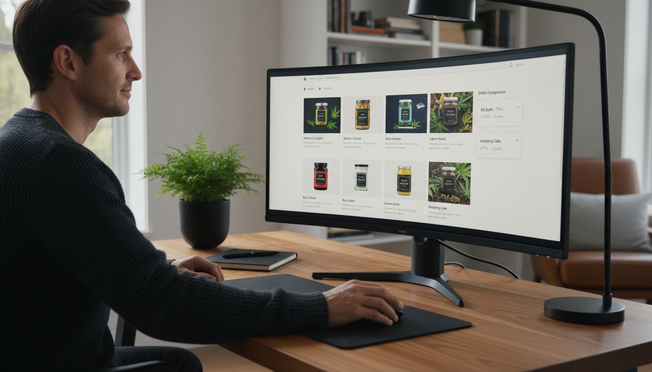 cannabis product selection