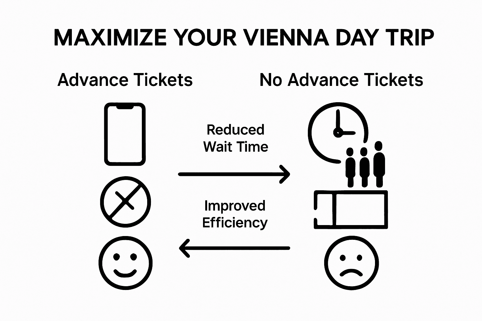 Advance tickets vs no advance tickets summary
