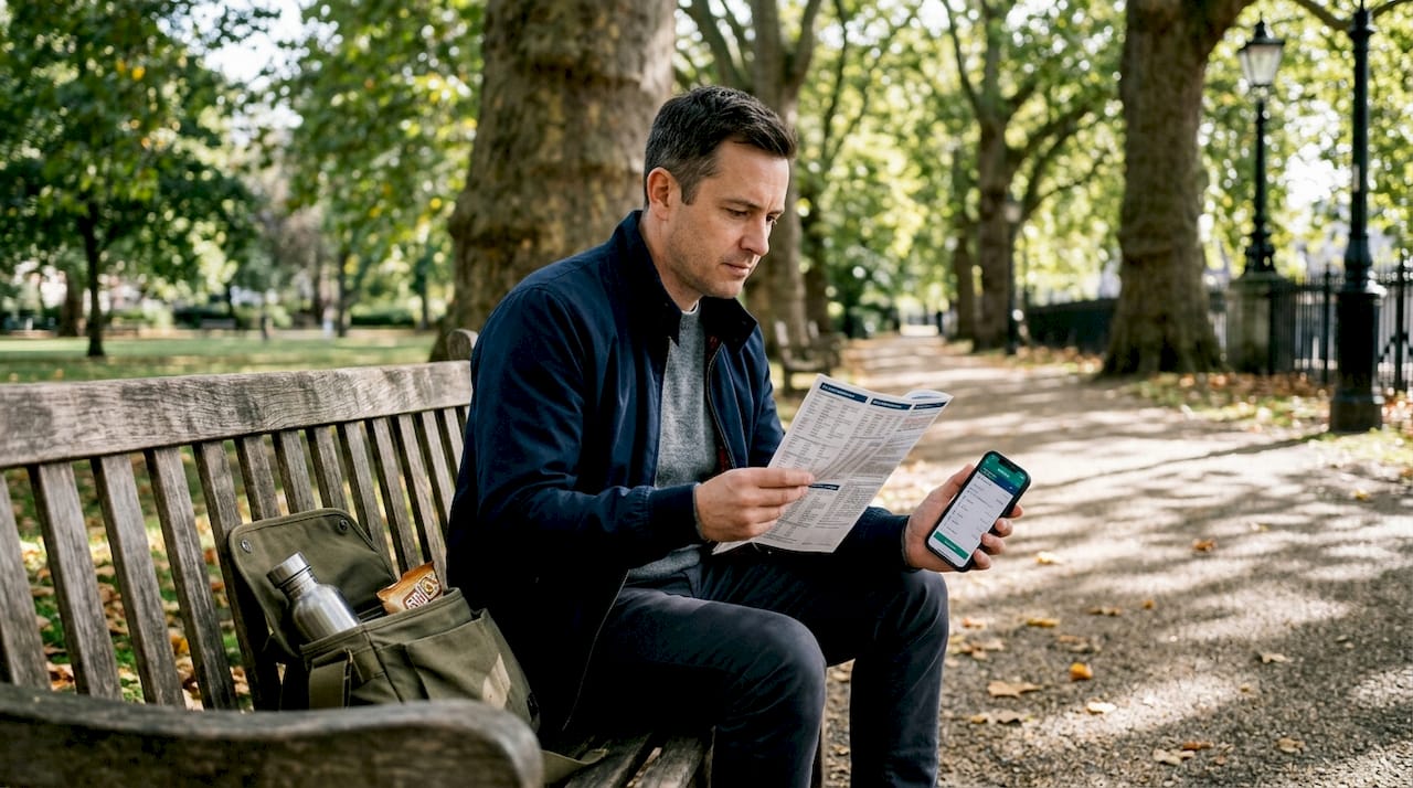 Man balancing city and rural travel plans