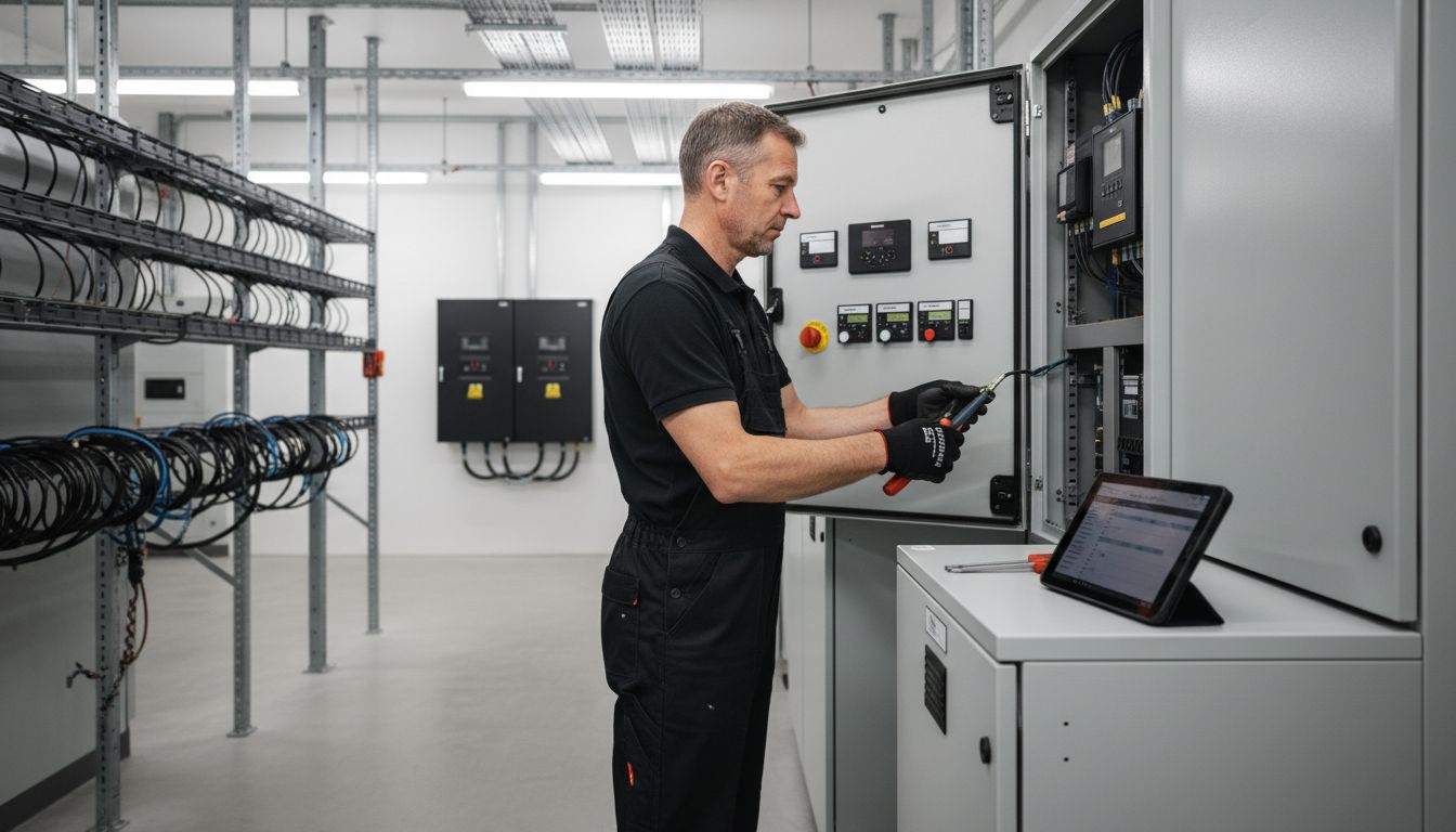 Techniker Wartung Gebäudetechnik