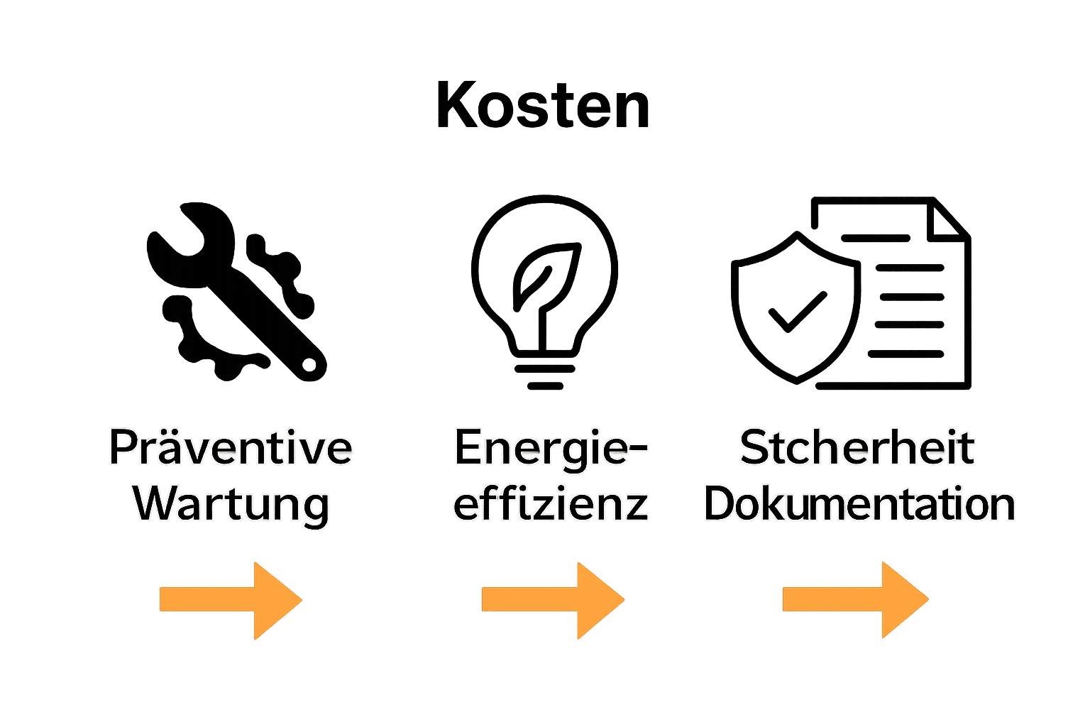 Infografik zu Fehlern und Einsparungen im Gebäudemanagement