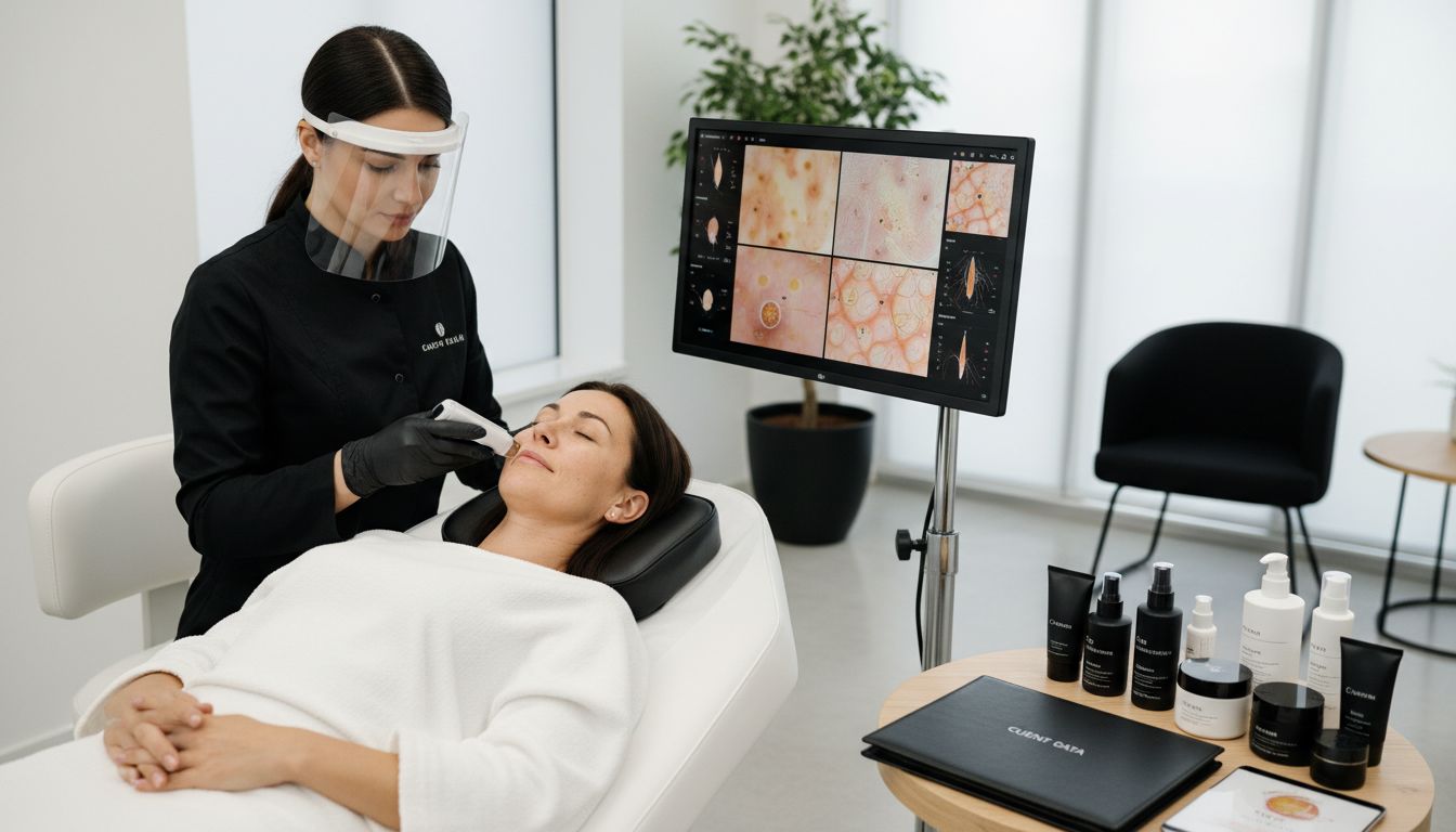 Hautanalyse Kosmetikerin Praxis