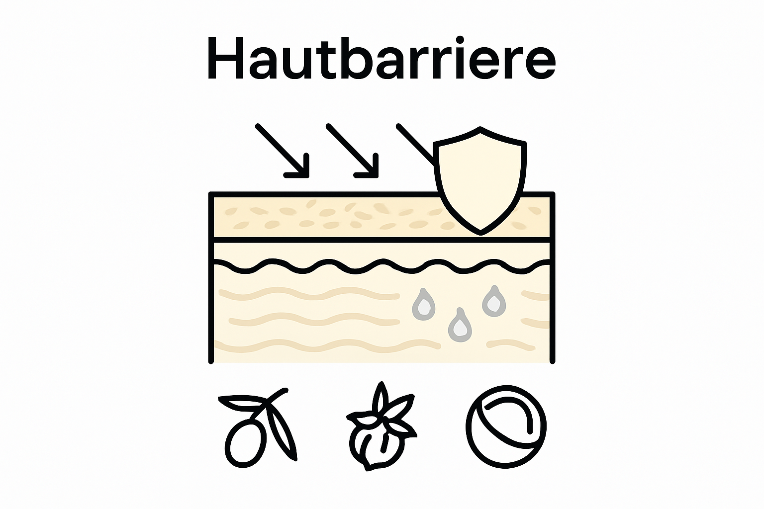 Infografik: So schützen pflanzliche Öle unsere Haut