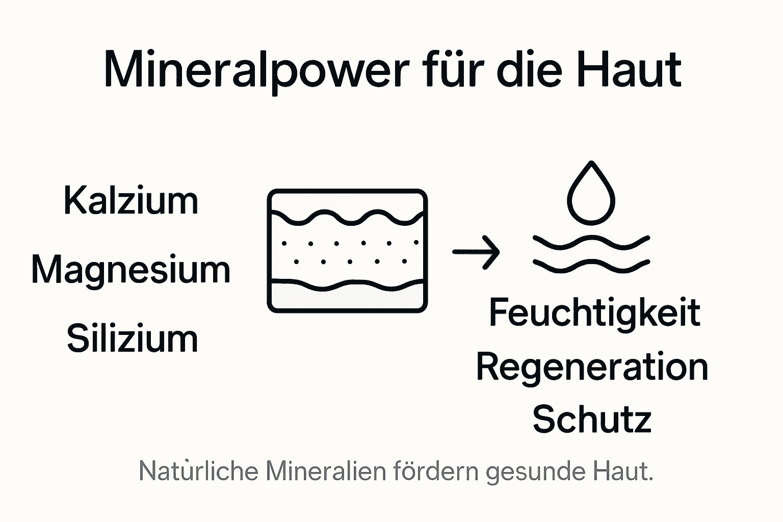 Übersicht: Mineralstoffe und ihre Wirkung auf die Hautgesundheit