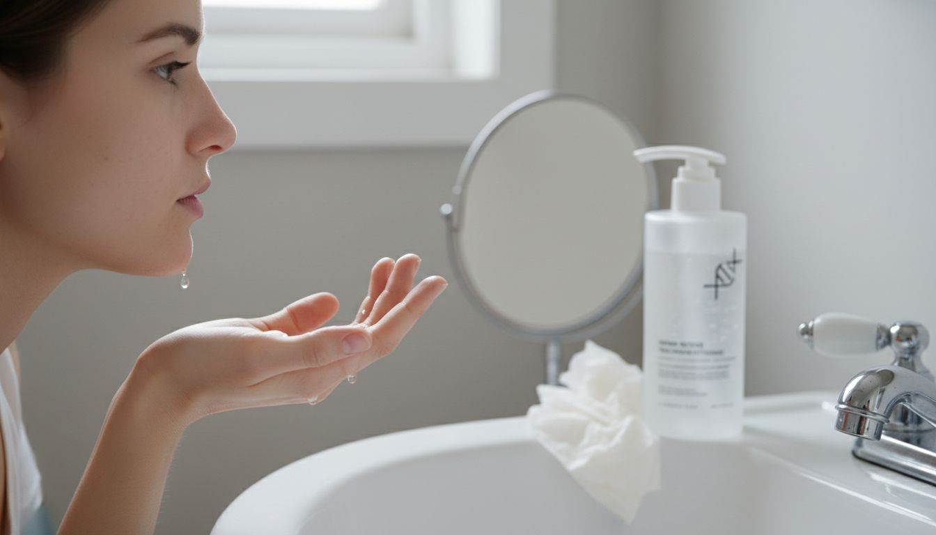 Wie integriert man ein Gesichtswasser richtig in die mehrstufige Hautpflegeroutine?