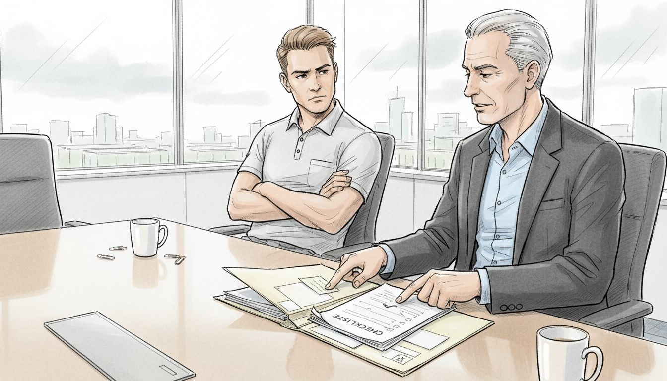 Besprechung zum Gebäudemanagement im Konferenzraum