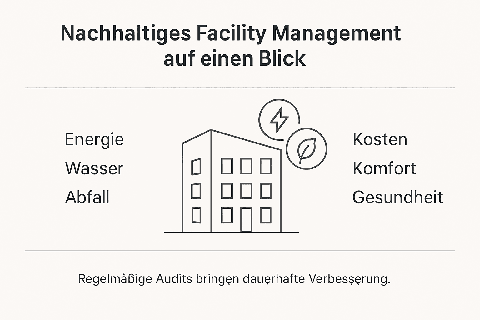 Warum nachhaltiges Facility Management zählt 2 Übersicht: Die wichtigsten Vorteile und Einsatzbereiche des Facility Managements auf einen Blick