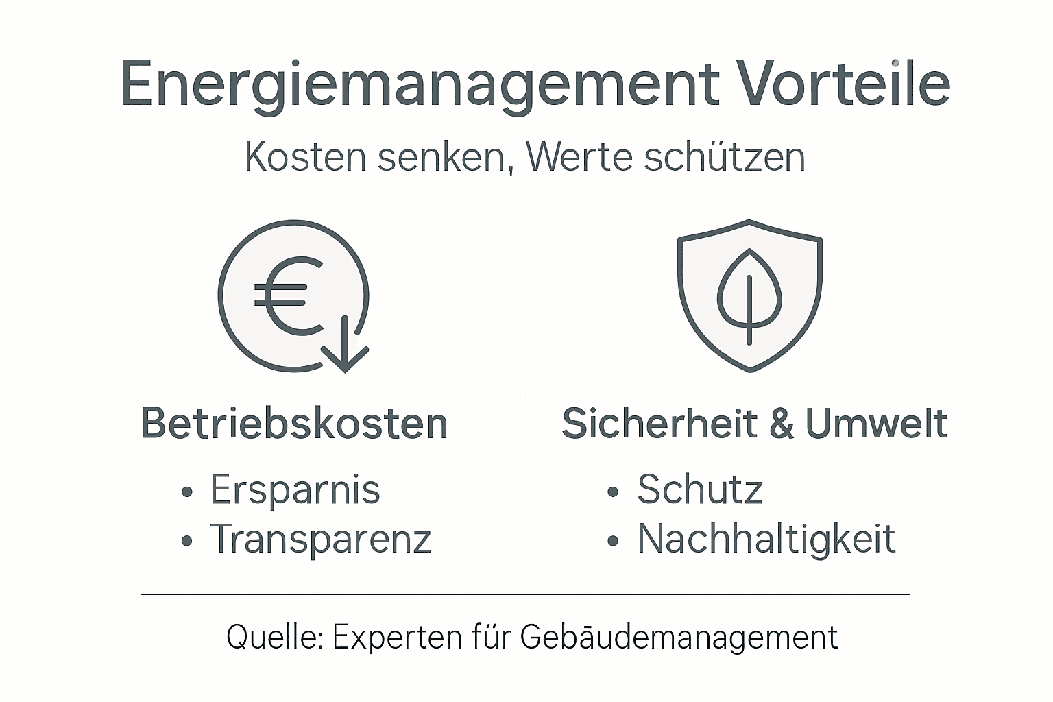 Energiemanagement im Gebäude – Wie es Kosten senkt und Werte schützt 3 Übersicht: Die wichtigsten Vorteile eines effizienten Energiemanagements in Gebäuden auf einen Blick