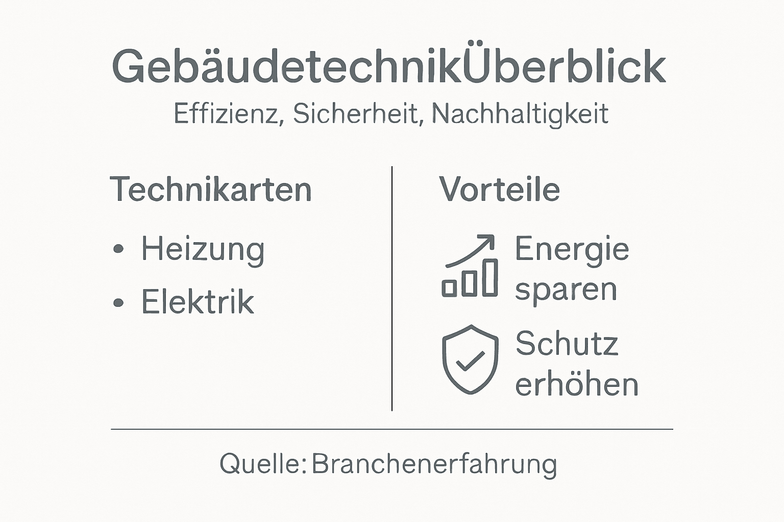 Gebäudetechnik im Überblick: Verschiedene Systeme und ihre Vorteile auf einen Blick