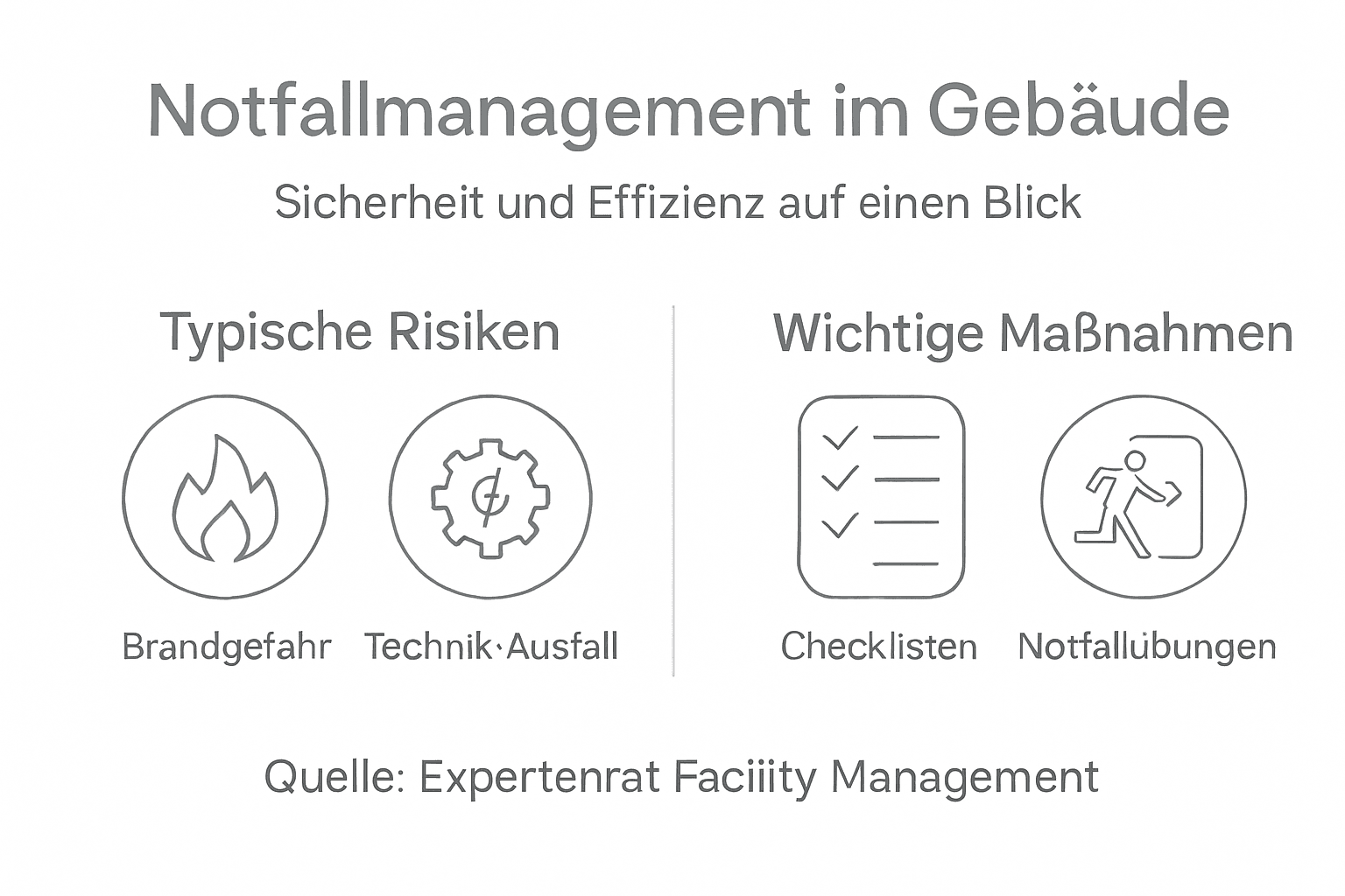 Übersicht zu Risiken und Handlungsstrategien im Krisenmanagement